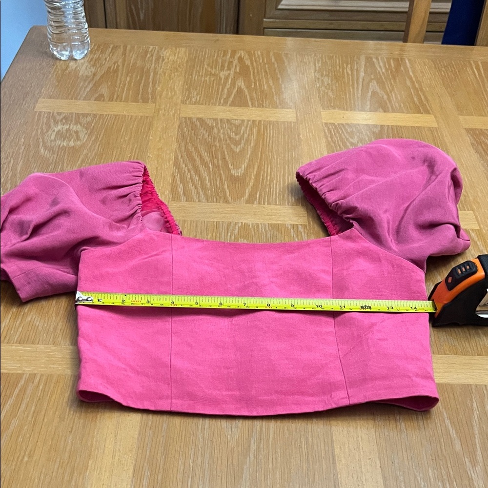 Alice + Olivia Pink Crop Top